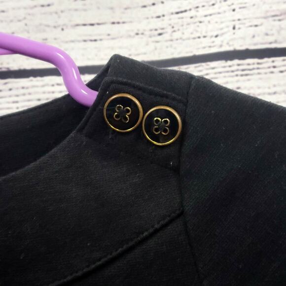 Baby Gap Black Dress with Buttons and Bell Sleeves Size 3T - Picture 3 of 8